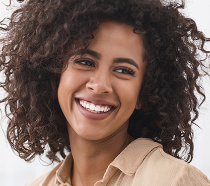 Woman with healthy smile