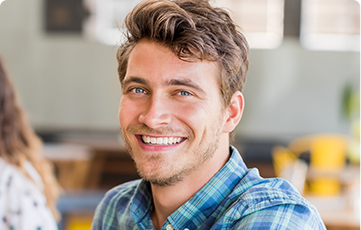 Man with healthy smile